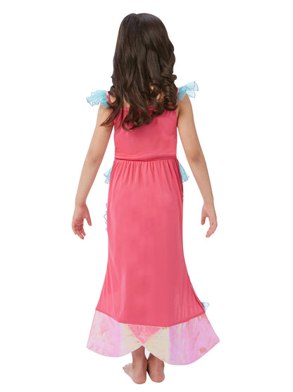 Mermaid Princess Costume Deluxe Girls Pink  Dress 2