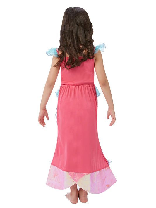Mermaid Princess Costume Deluxe Girls Pink  Dress 2