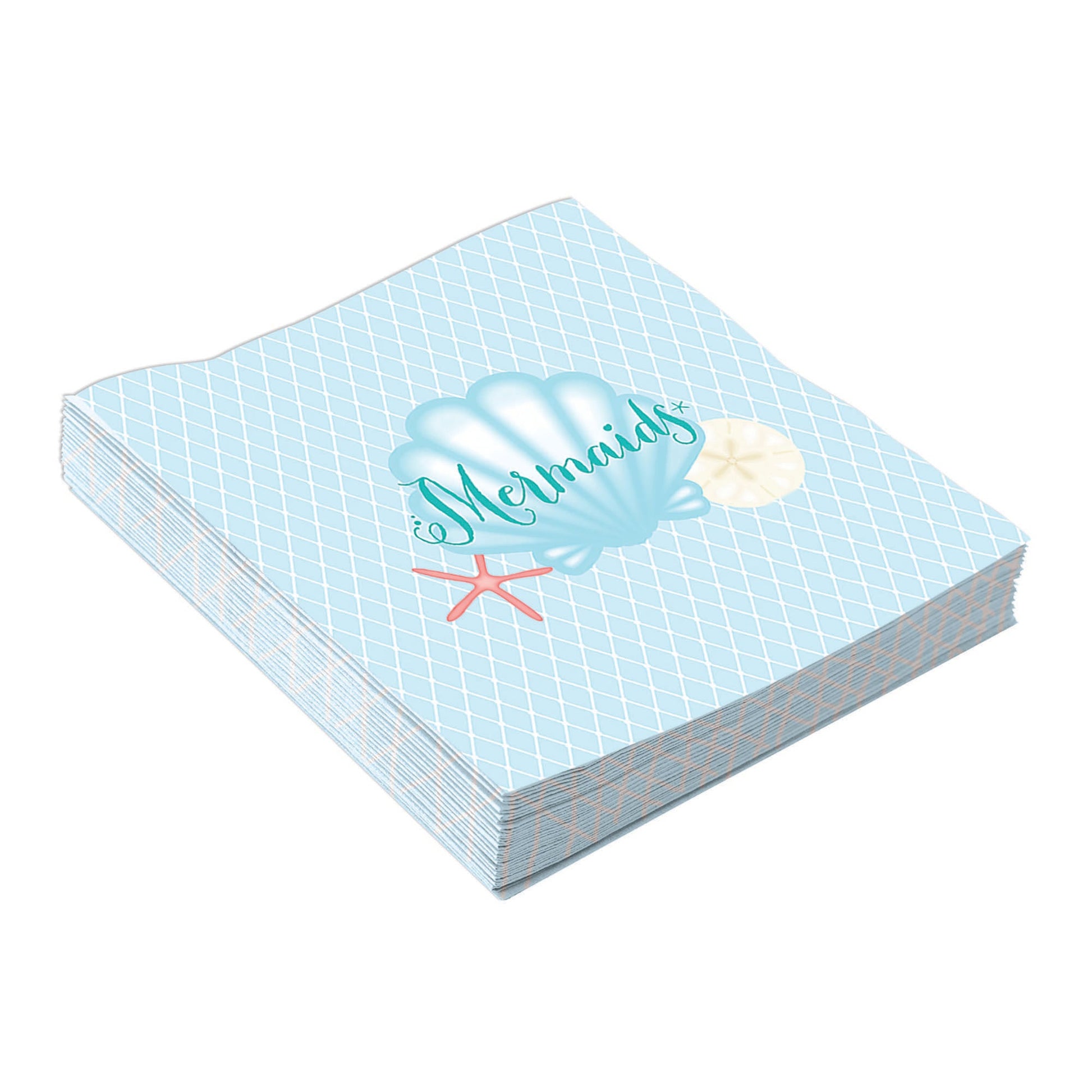 Mermaids Sea Napkins 33cm X 33cm Napkins 1