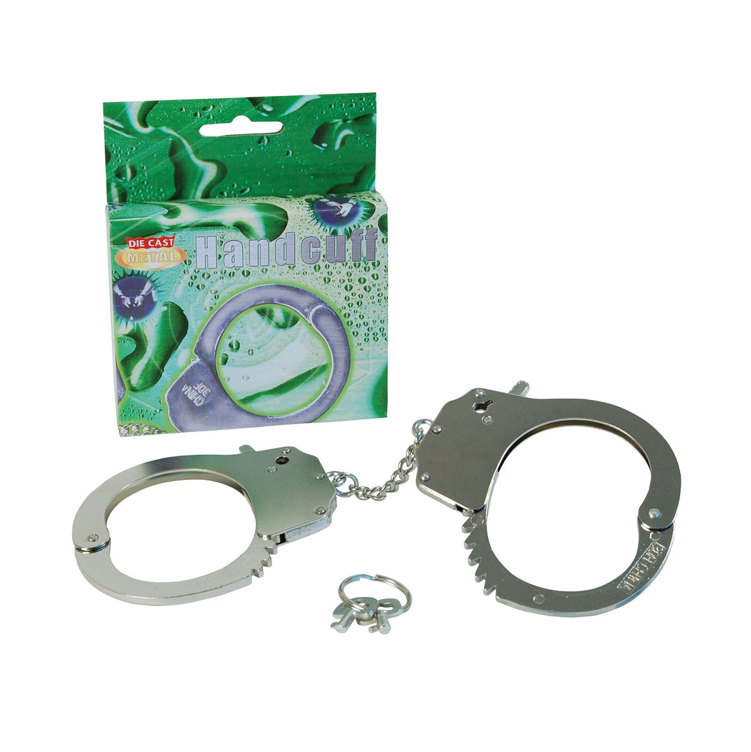 Metal Handcuffs Keys and a Safety Catch_1