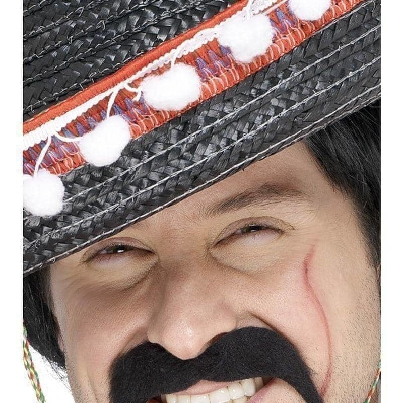Mexican Bandit Tash Black Self Adhesive