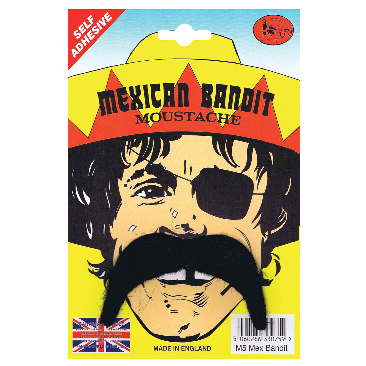 Mexican Bandit Tash Three Amigos Cowboy Moustache 1