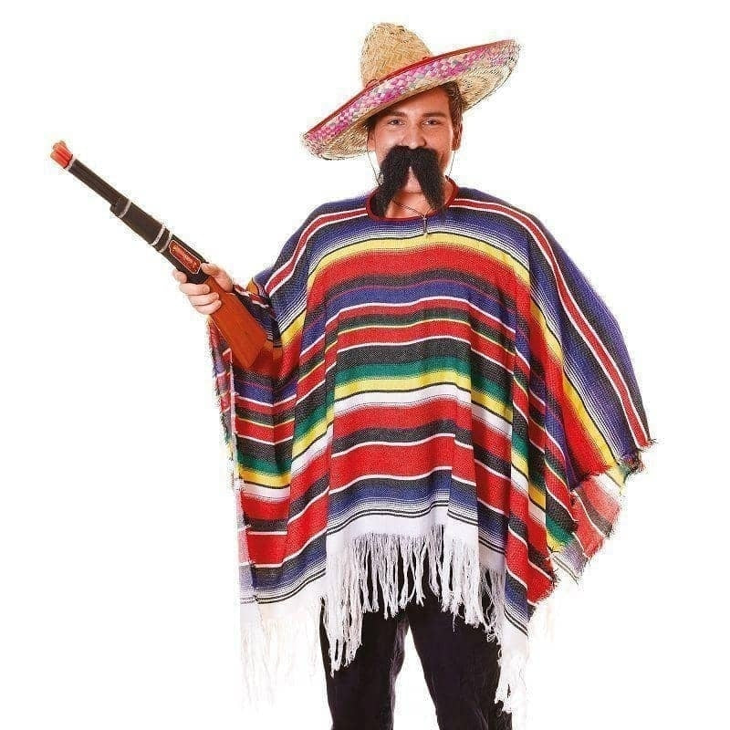 Mexican Poncho Costume Adult_1
