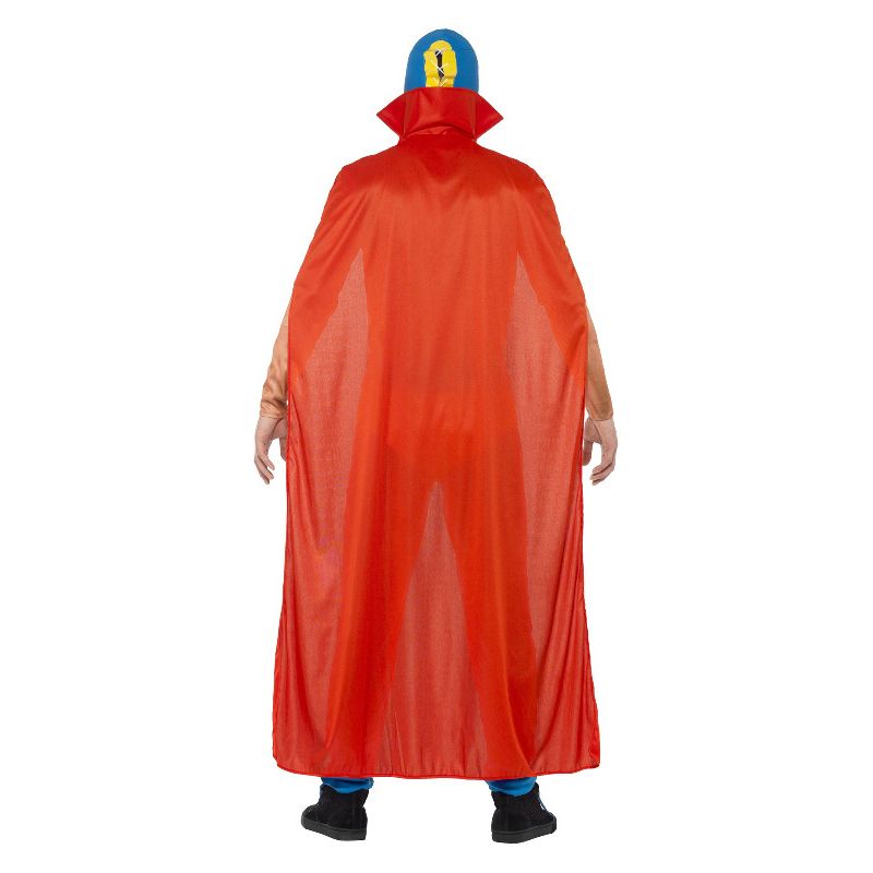 Mexican Wrestler Costume Red and Blue Adult 2