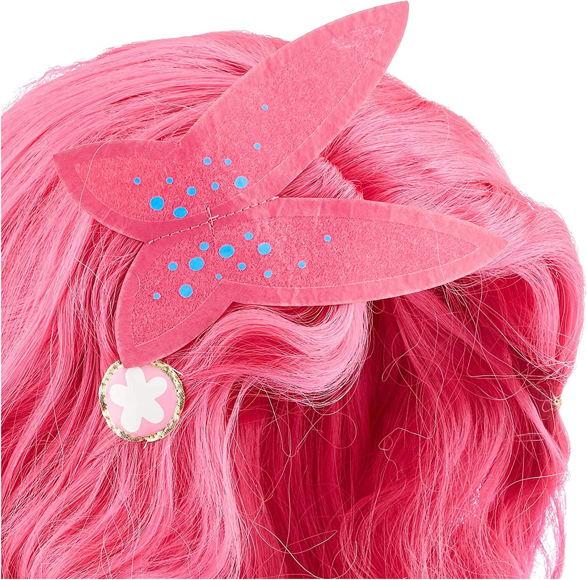 Mia & Me Pink Childs Wig 4