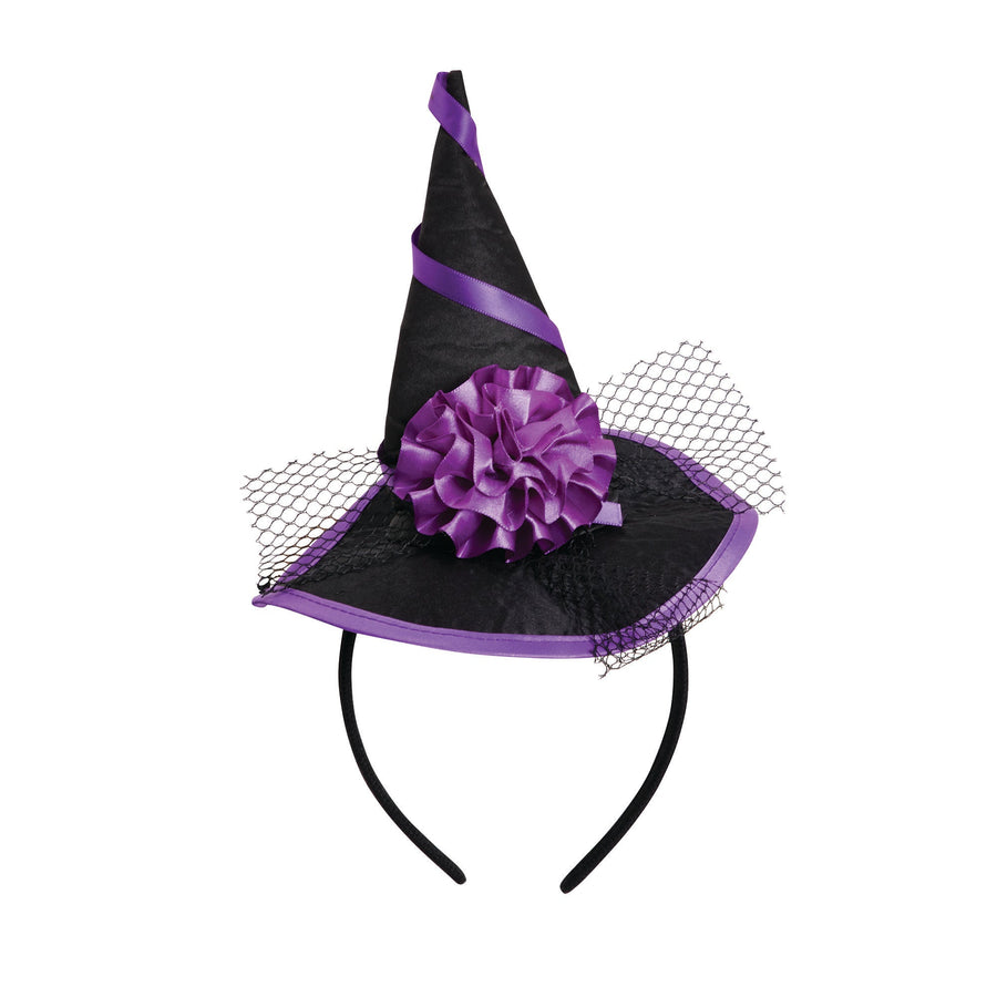 Mini Witch Hat on Headband Spooky Halloween_1