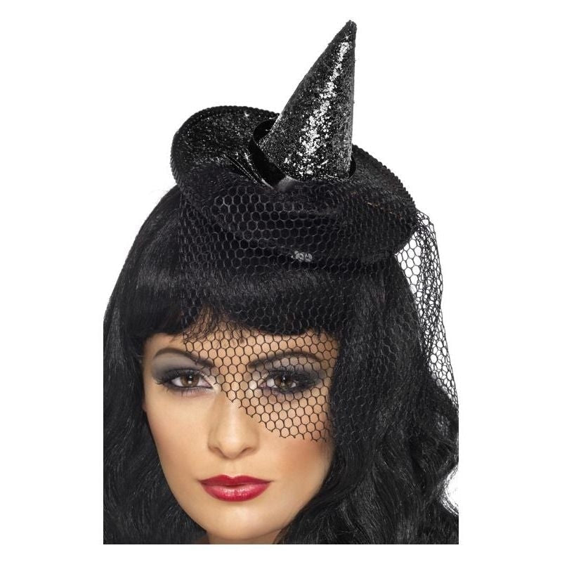 Mini Witchs Hat Adult Black 2