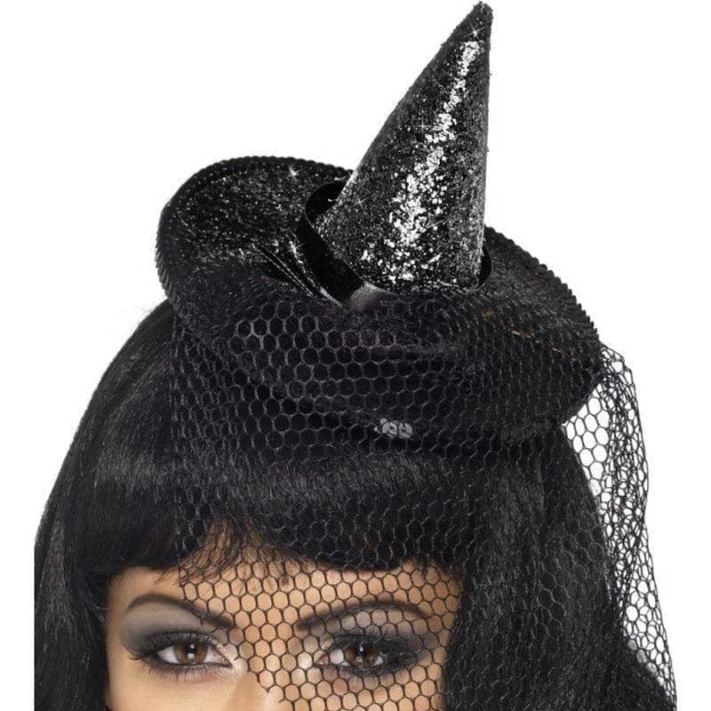 Mini Witchs Hat Adult Black 1