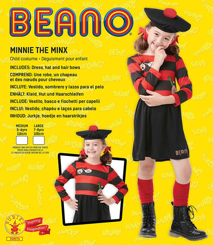 Minnie The Minx Beano Childrens Costume 5