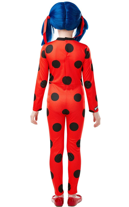 Miraculous Ladybug Girls Costume Deluxe Red Jumpsuit 3
