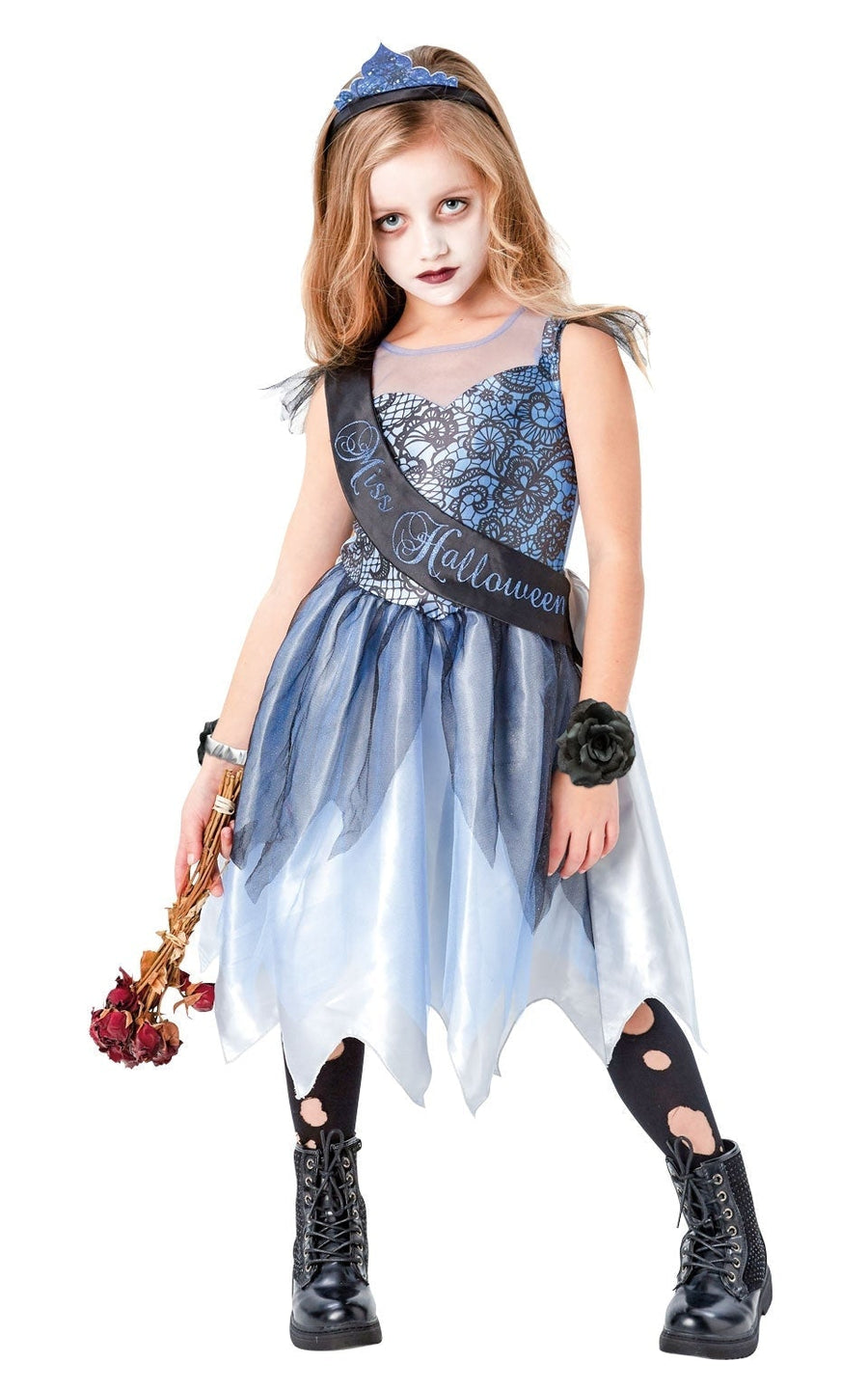 Miss Halloween Costume Girls Pagent Dress_1