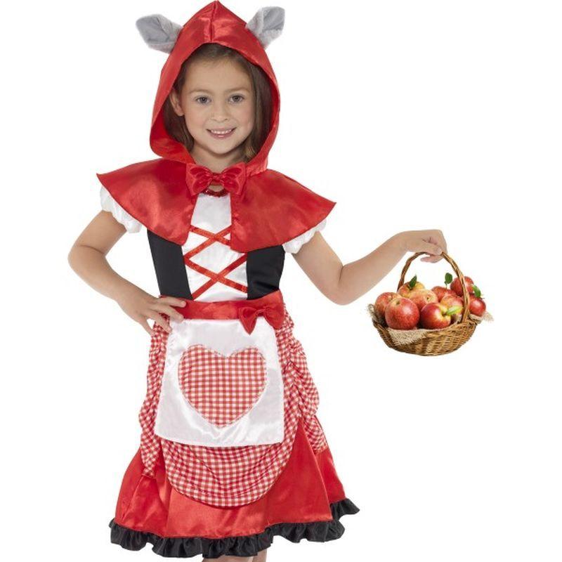 Miss Hood Costume Kids Red 1