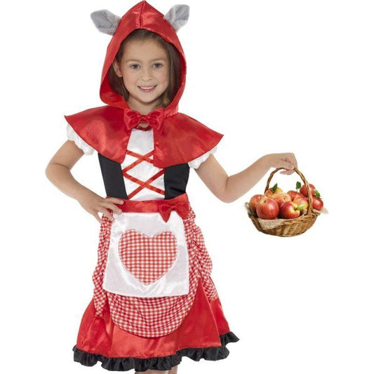 Miss Hood Costume Kids Red 1