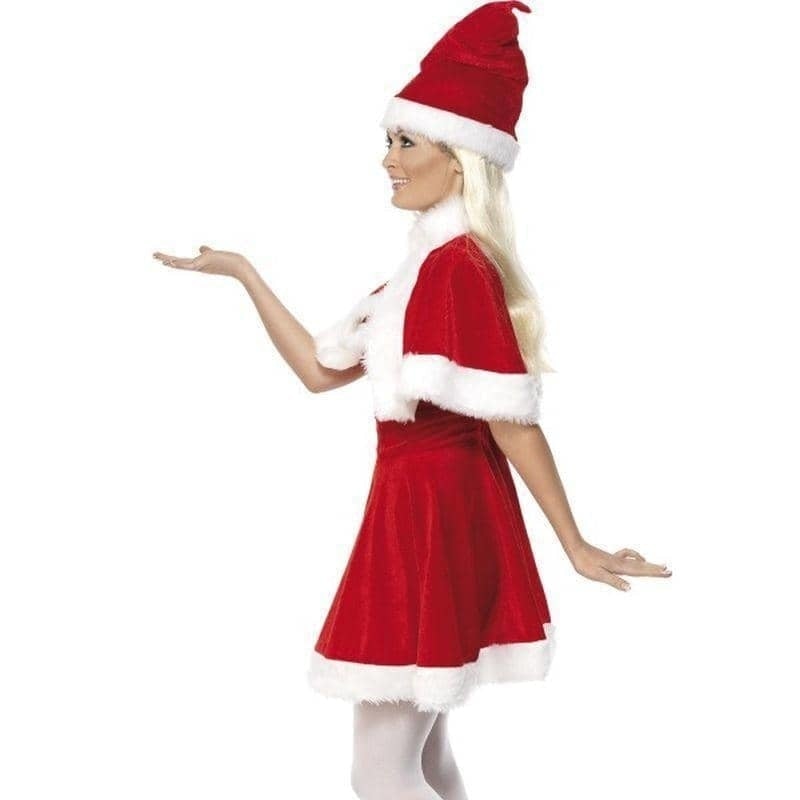 Miss Santa Costume Adult Red White Dress_3