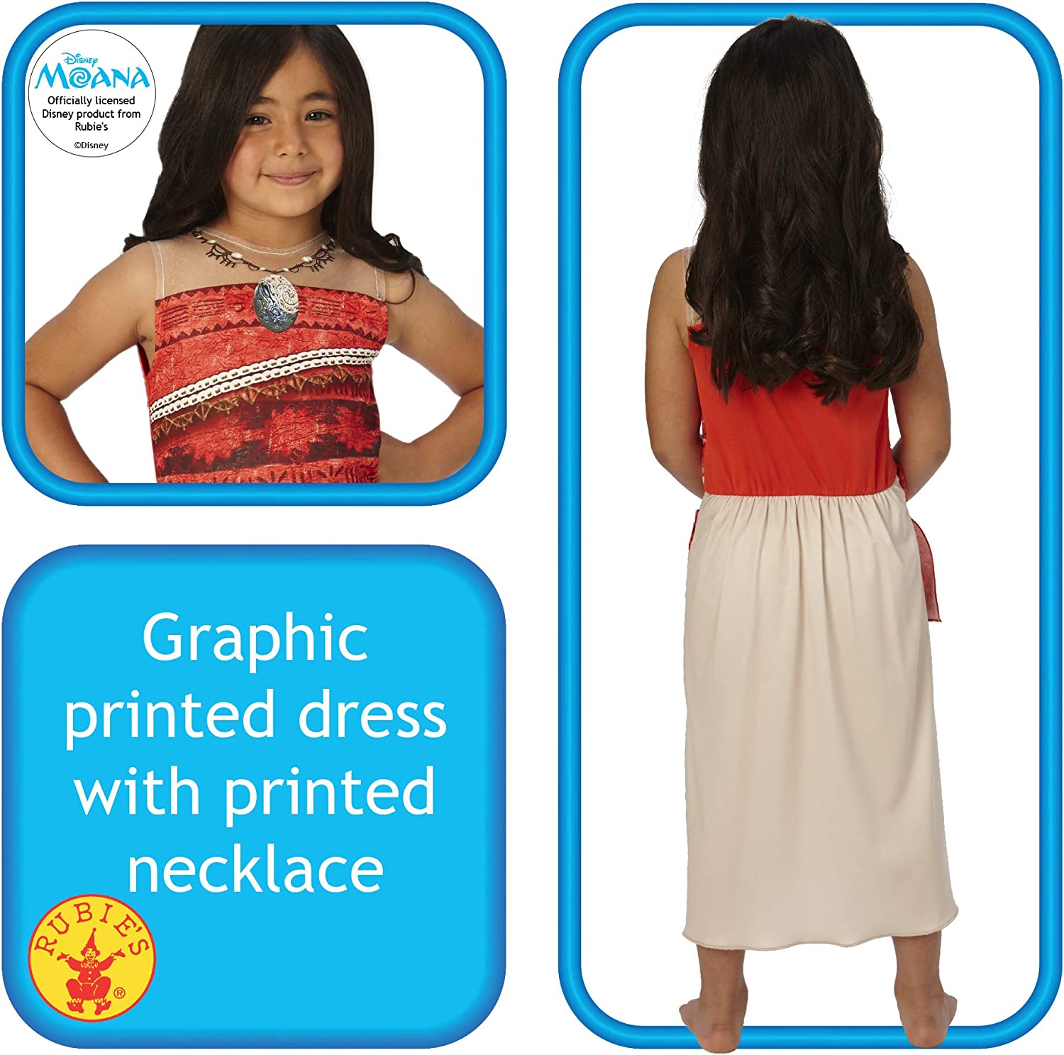 Moana Girls Disney Costume 2