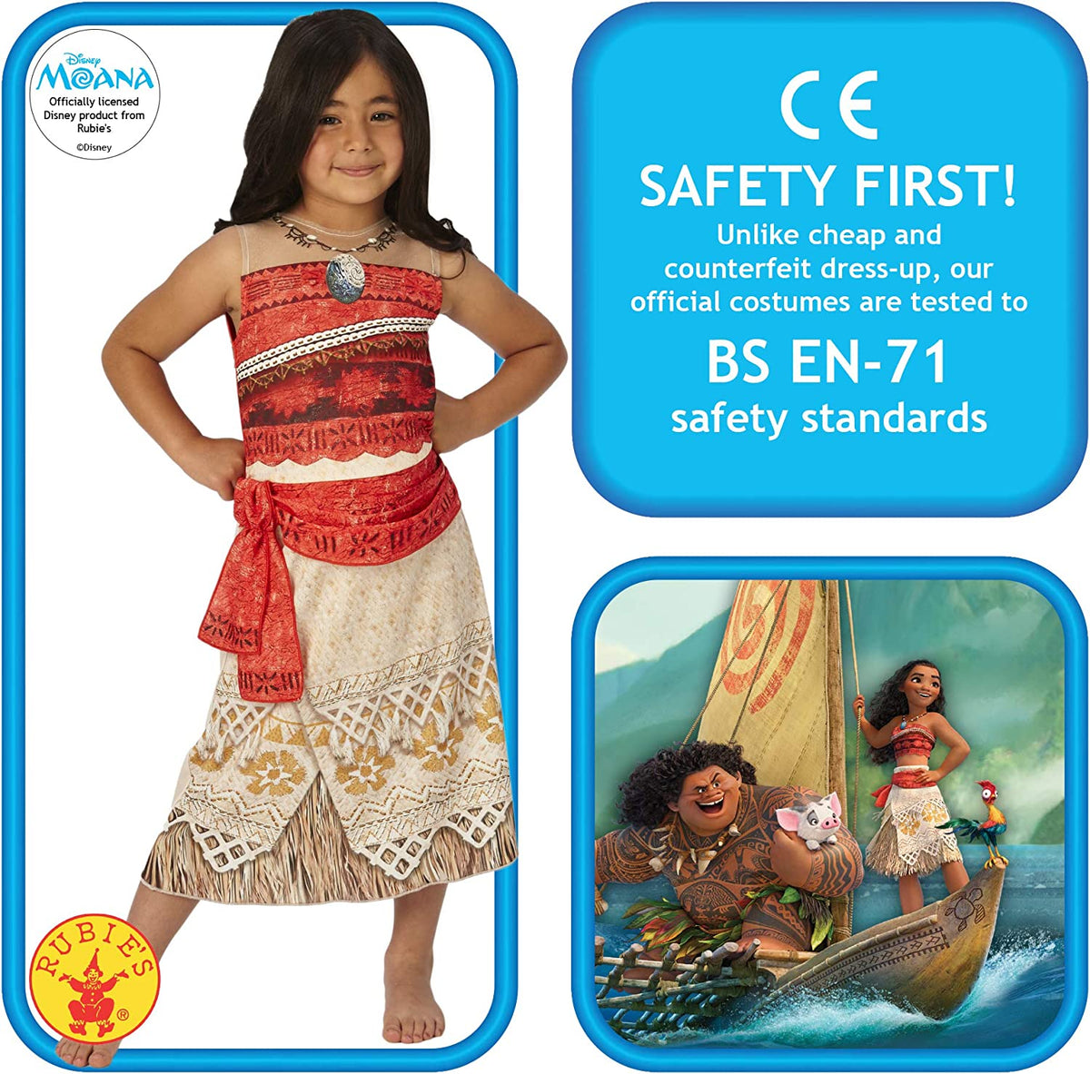 Moana Girls Disney Costume 4