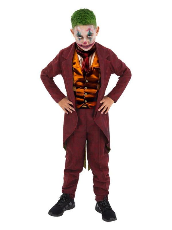 Modern Trickster Costume Joker Clown Suit for Boys 1