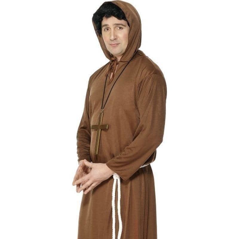 Monk Costume Adult Brown_1