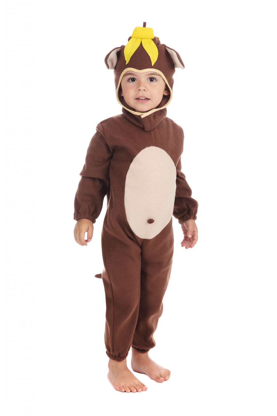 Monkey Toddler Costume Cute Jumpsuit with Banana_1