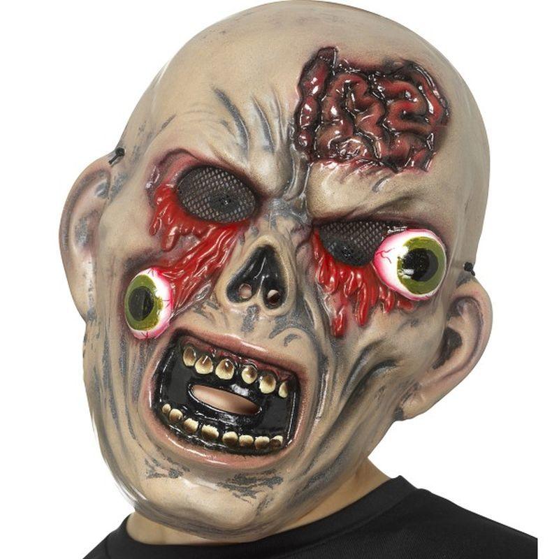 Monster Bulging Eye Mask Kids Brown 1