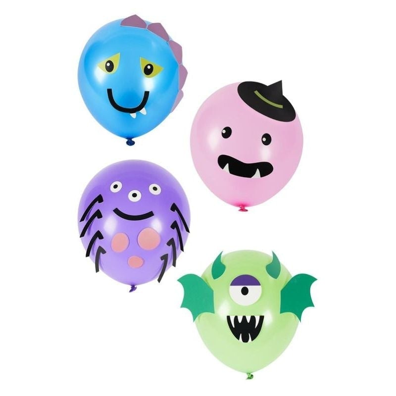 Monster Tableware Party Balloons X8_1