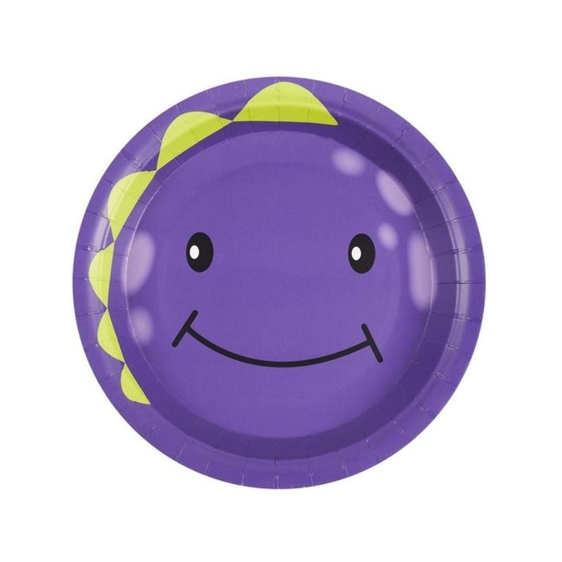 Monster Tableware Party Plates Purple X8 1