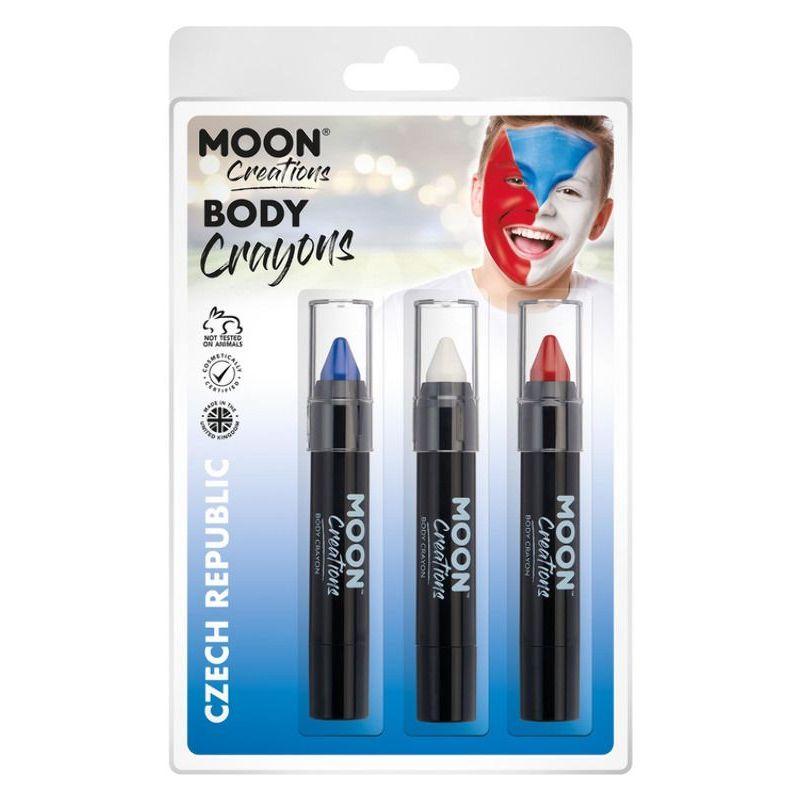 Moon Creations Body Crayons 3 Off 3.5g Country Patriot Colours Costume Make Up 19