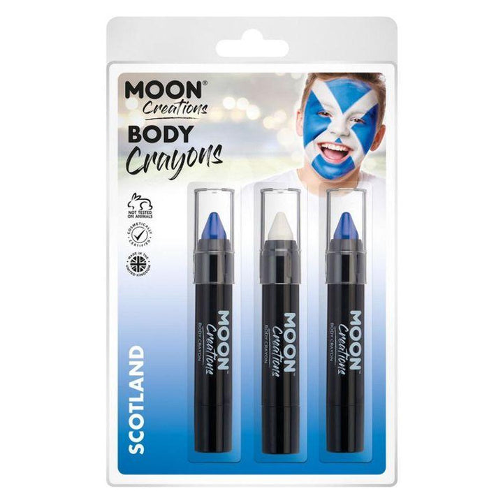Moon Creations Body Crayons 3. 5g Clamshell Country Patriot Colours Costume Make Up_36