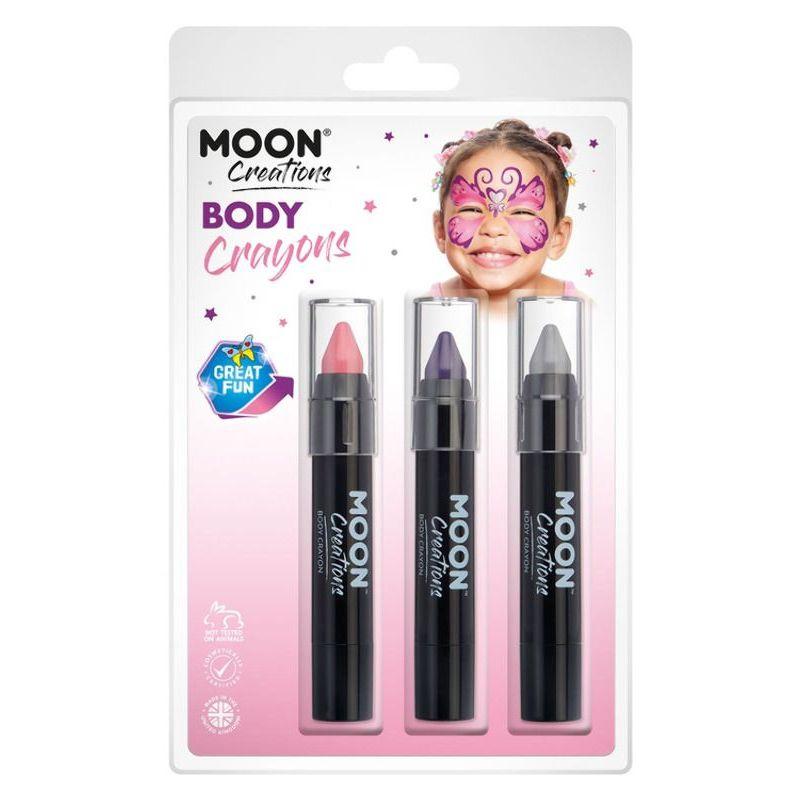 Moon Creations Body Crayons 3 Off 3.5g Country Patriot Colours Costume Make Up 9
