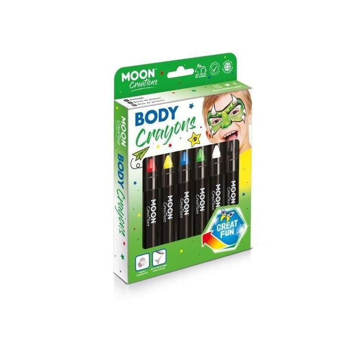Moon Creations Body Crayons Assorted C11623 Costume Make Up_1