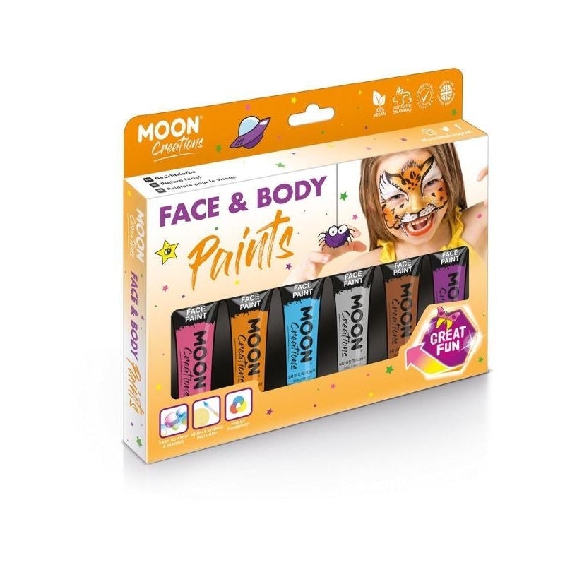 Moon Creations Face and Body Paint Assorted C01143 Costume Make Up 1
