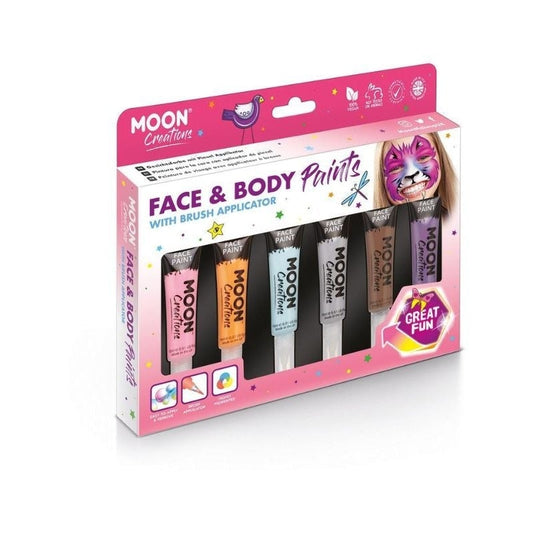 Moon Creations Face and Body Paints Assorted C01624 Costume Make Up 1