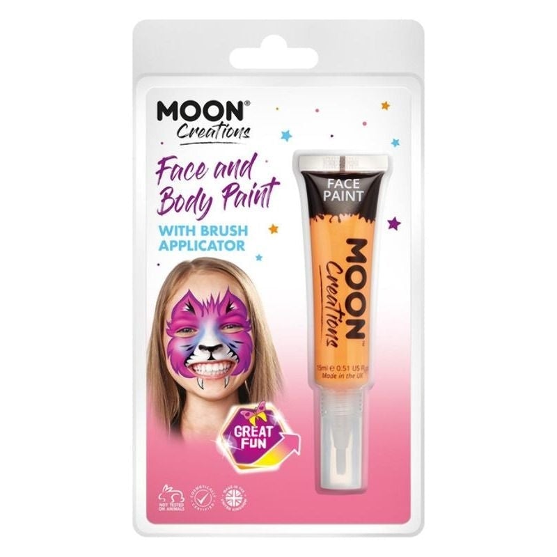 Moon Creations Face and Body Paints Orange Costume Make Up 1