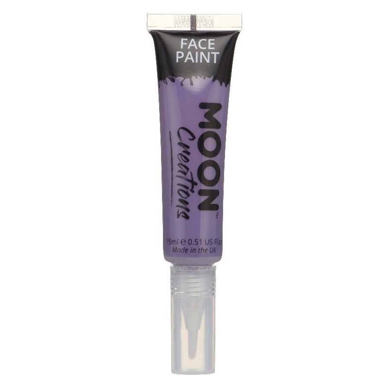 Moon Creations Face and Body Paints with Brush Applicator 15ml Single Costume Make Up 12