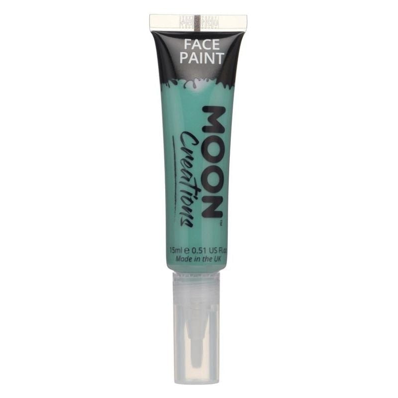 Moon Creations Face and Body Paints with Brush Applicator 15ml Single Costume Make Up 14