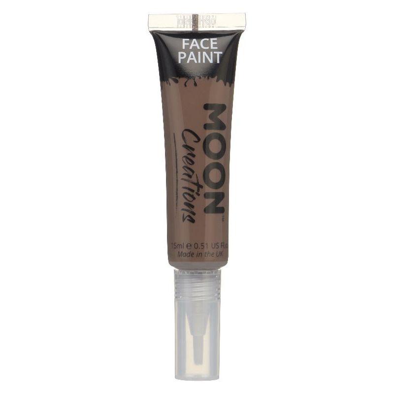 Moon Creations Face and Body Paints with Brush Applicator 15ml Single Costume Make Up 20