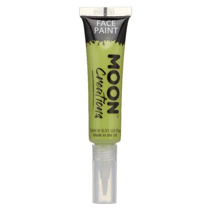 Moon Creations Face and Body Paints with Brush Applicator 15ml Single Costume Make Up 22