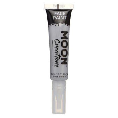 Moon Creations Face and Body Paints with Brush Applicator 15ml Single Costume Make Up 23