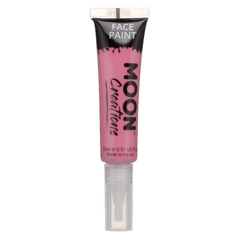 Moon Creations Face and Body Paints with Brush Applicator 15ml Single Costume Make Up 24