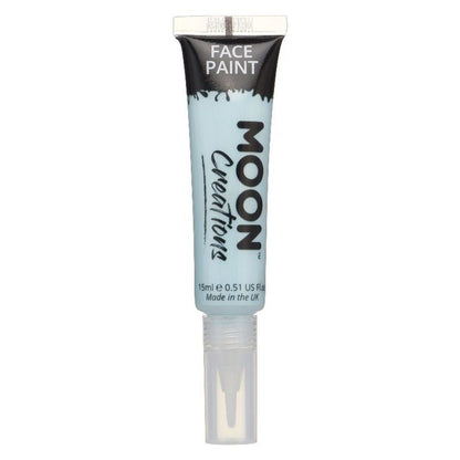 Moon Creations Face and Body Paints with Brush Applicator 15ml Single Costume Make Up 3