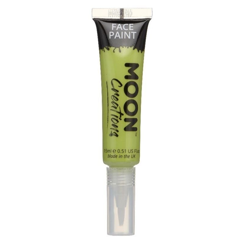 Moon Creations Face and Body Paints with Brush Applicator 15ml Single Costume Make Up 6