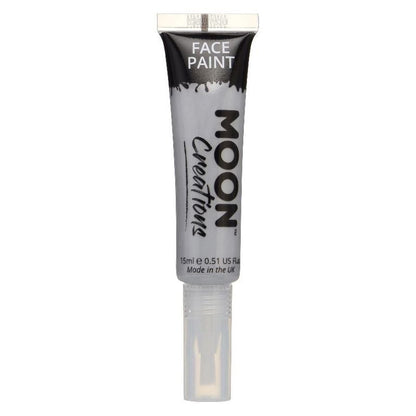 Moon Creations Face and Body Paints with Brush Applicator 15ml Single Costume Make Up 7