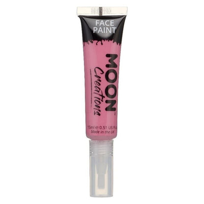Moon Creations Face and Body Paints with Brush Applicator 15ml Single Costume Make Up 8