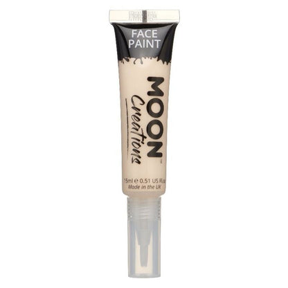 Moon Creations Face and Body Paints with Brush Applicator 15ml Single Costume Make Up 9
