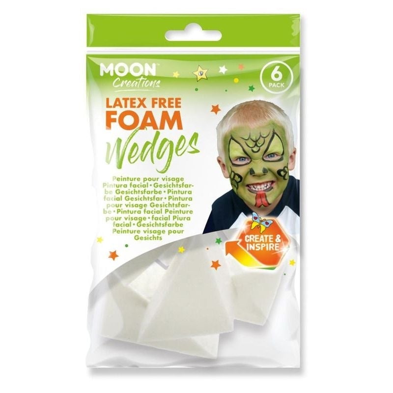 Moon Creations Latex Free Foam Wedge Costume Make Up 1