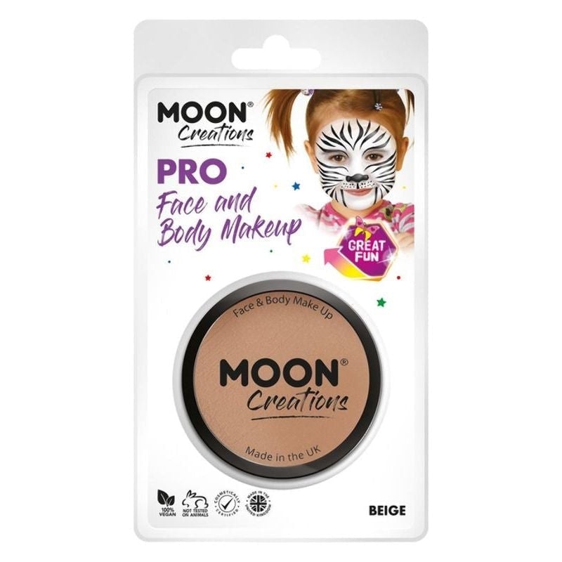 Moon Creations Pro Face Paint Cake Pots 36g Choice Of Colours Costume Make Up 2