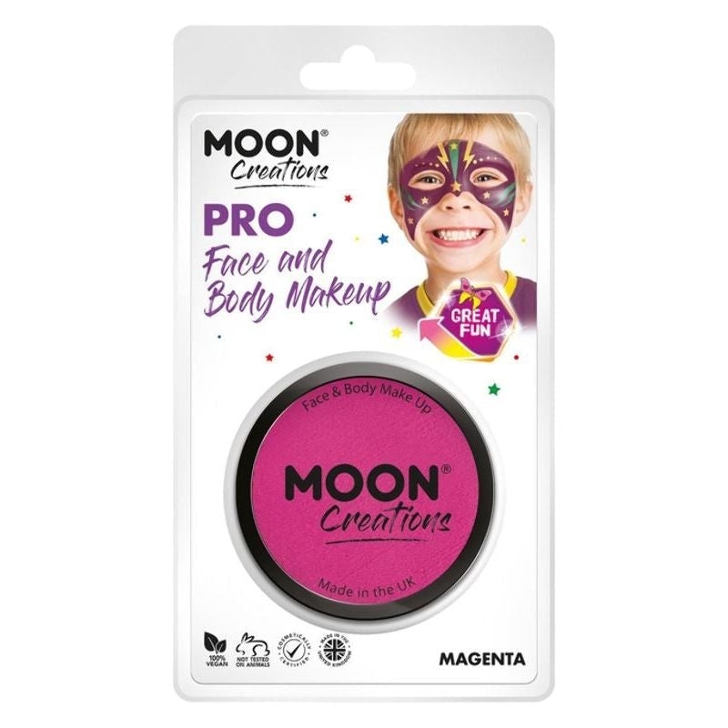 Moon Creations Pro Face Paint Cake Pots 36g Choice Of Colours Costume Make Up 20