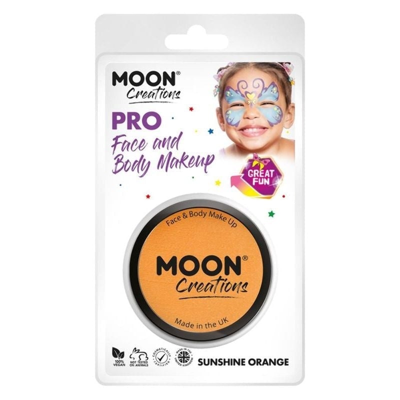 Moon Creations Pro Face Paint Cake Pots 36g Choice Of Colours Costume Make Up 22