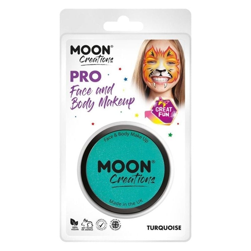 Moon Creations Pro Face Paint Cake Pots 36g Choice Of Colours Costume Make Up 34