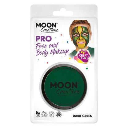 Moon Creations Pro Face Paint Cake Pots 36g Choice Of Colours Costume Make Up 53